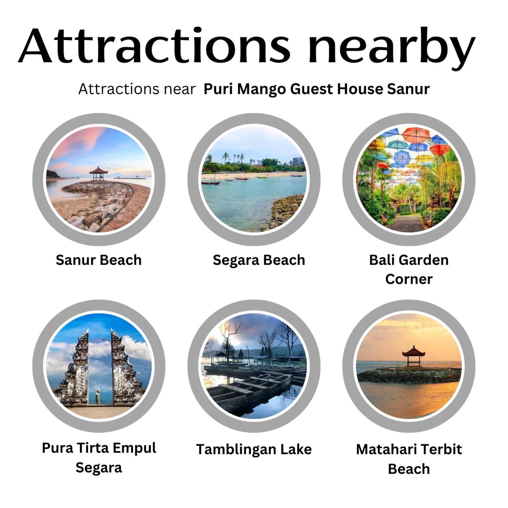 Puri Mango Guest House Sanur Екстериор снимка